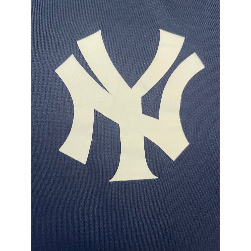 Nike Team MLB New York Yankees Navy Blue Performance T-Shirt Mens XL NY Logo - Picture 3 of 5